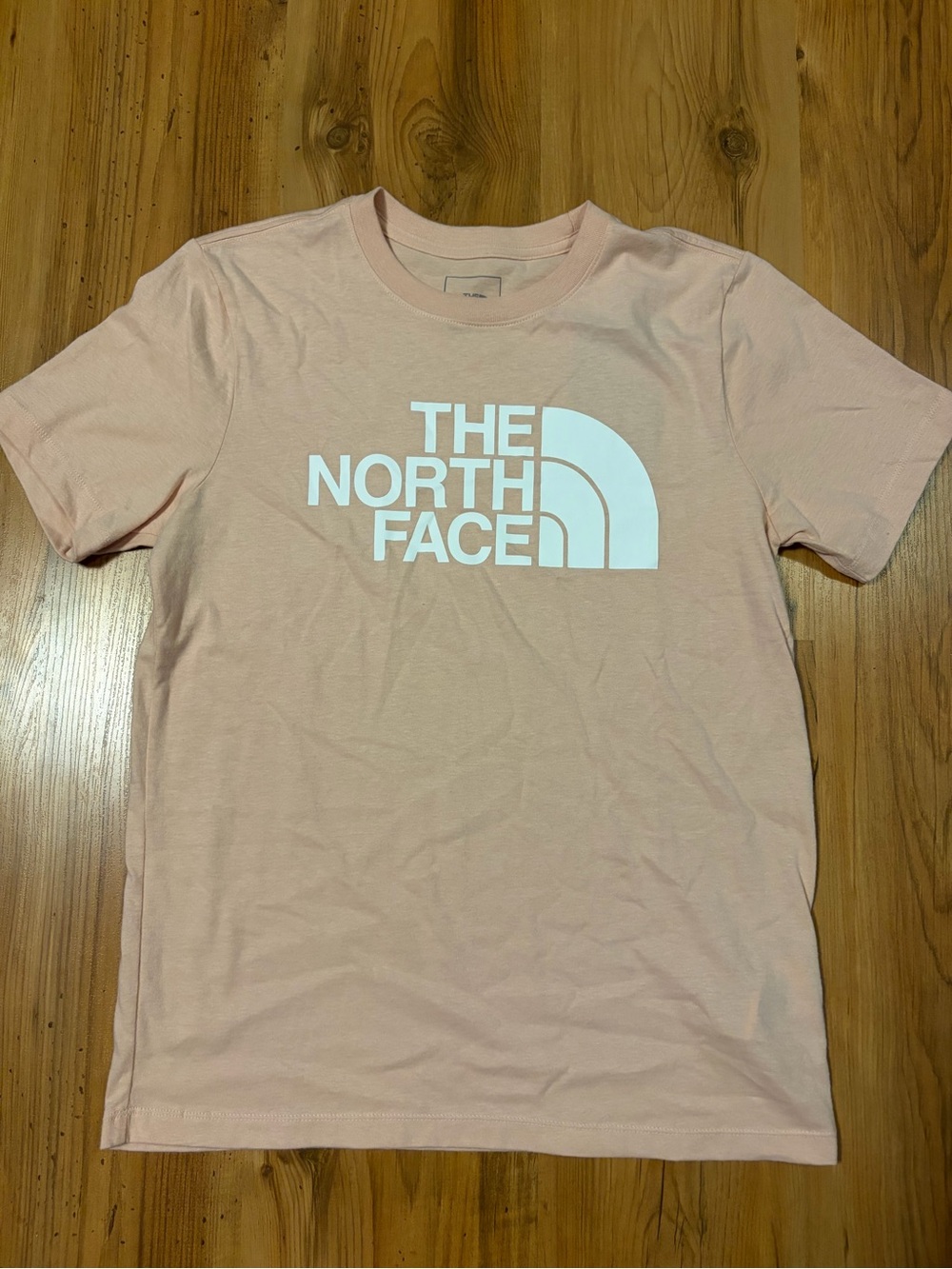 The North Face Light Pink Logo Cotton Tee